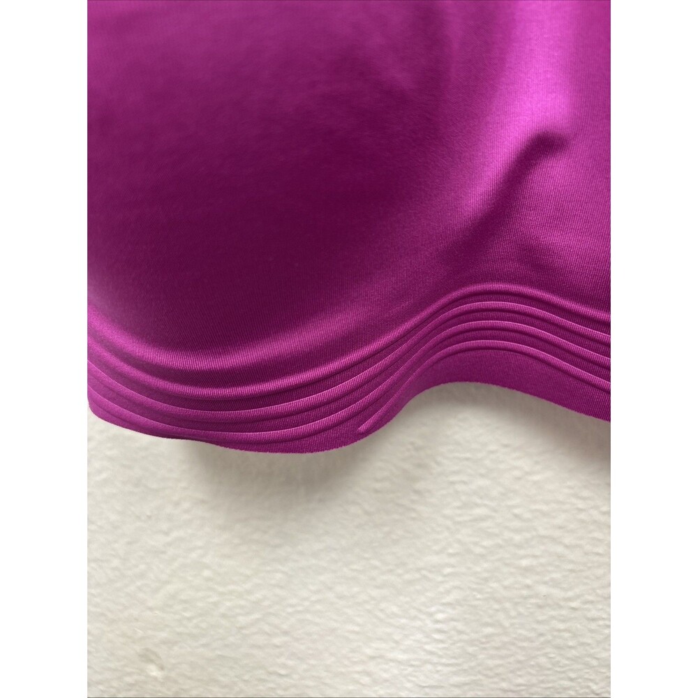 All In Motion Women High Support Embossed Racerback Sports Bra 2X New Purple - Picture 3 of 10